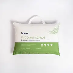 DRIMER - Almohada Visco Antiácaros Estándar 60x40 cm