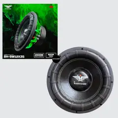BLACK HAWK - SUBWOOFER 12PLG BLACK HAWK 800RMS DOBLE BOBINA  BH-SW12XZG