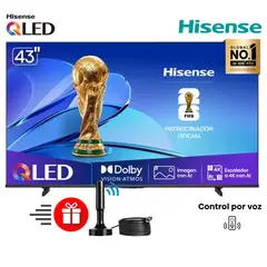 Hisense - Televisor Hisense 43 QLED 4K 43Q6Qv Smart Tv + Regalo