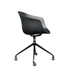 ZIYAZ - Silla de Oficina Giro Con Ruedas Negra