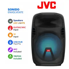 GENERICO - Parlante JVC Bluetooth USB 35W XS-KY412PB