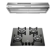 ELECTROLUX - Combo cocina empotrable+ Campana 60 cm (ETGZ24F0EPUB+EJSE242TBIS)
