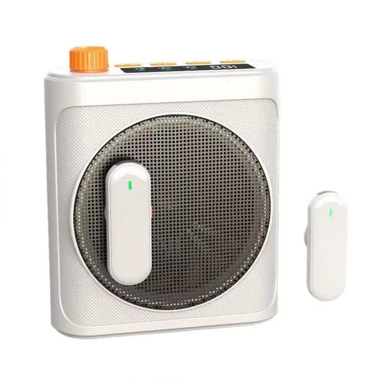 Amplificador de Voz Portátil con Micrófonos Inalámbricos - Recargable
