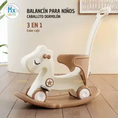 GENERICO - BALANCIN MODELO CABALLITO DORMILON CAFÉ