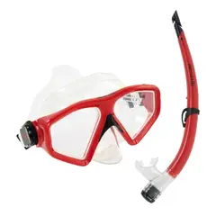 AQUA LUNG SPORT - Aqualung Combo Saturn  Transparente - Rojo