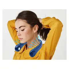 GENERICO - PACK DE VENTILADOR PORTATIL DE CUELLO 3 VELOCIDADES COLORES