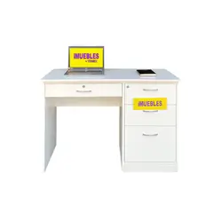 TEMEL - Escritorio Oficina Escritorio Ejecutivo Con Llave Melamina 18MM