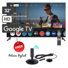 BLACKLINE - Televisor Blackline 32 Pulgadas Smart Tv Google TV HD BL32-T3000HD + Antena Digital Gratis