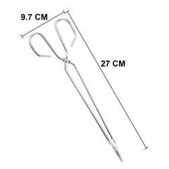 GENERICO - Pinzas Sencillas Para Barbacoa Pinzas Para Leña Domésticas 27 CM X 2 UND