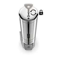 DECOR - Dispensador de jabon ABS cromado