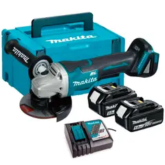 MAKITA - Amoladora Esmeril Makita 4 12” 18V BL DGA458RTJ 2 Bat 5.0Ah