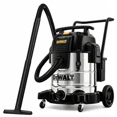 DEWALT - Aspiradora y sopladora de polvo y liquido 50 litros 1300W acero inoxidable DEWALT