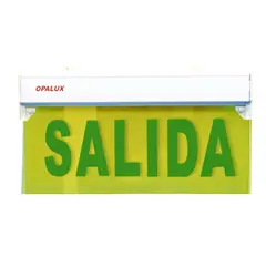 OPALUX - Señalizacion LED De Salida Acrilico 35Cm x 22Cm OP-297S