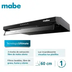 MABE - Campana Extractora CMU6020PB0 60 CM