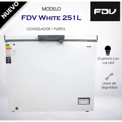 FDV - Congeladora FDV White 251L