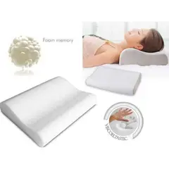 OEM - Almohada Viscoelástica de Bambú Ortopédica - Soporte Cervical Ergonómico para Descanso Profundo