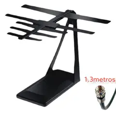 OEM - Antena Interior TDT para Señal Digital Abierta - Compatible con Todo Tipo de Televisores