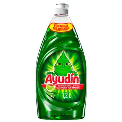 AYUDIN - Lavavajillas Líquido Ayudín Limón y Sábila 1.2Lts
