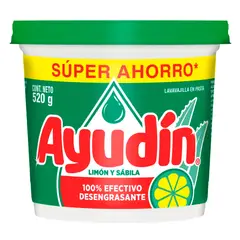 AYUDIN - Lavavajillas en Pasta Ayudin Limon y Sabila 520gr