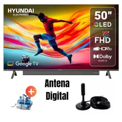 HYUNDAI - Televisor Smart TV HYUNDAI 50'' QLED FHD HYLED5029QFG 2025 + Ant