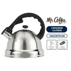MR COFFEE - Tetera Ac Inoxidable 1.8 Litros Mr Coffee Claredale plateado 108075.01