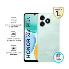 HONOR - HONOR X5C PLUS OCEAN CYAN 4RAM 256GB  REGISTRADO