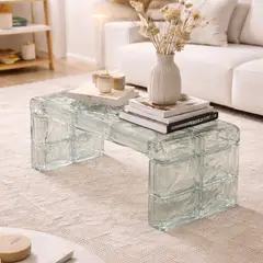 GENERICO - Mesa de Centro Vidrio Prismática