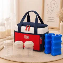 Baby - Bolso de lactancia pack cooler bag para almacenar leche materna