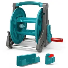 TOTAL TOOLS - CARRETA PORTAMANGUERA RETRACTIL, HASTA 40m THHR40121 TOTAL