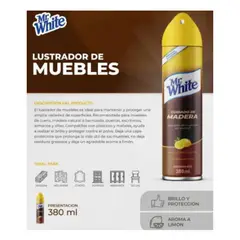 WHITE - Limpiador de Madera Pack x 2 UND Mr Spray Espuma 380ml