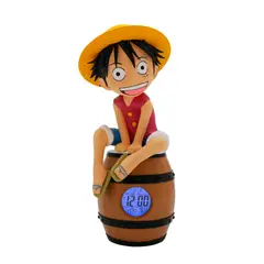 GENERICO - RELOJ DESPERTADOR DE LUFFY EN BARRIL TEKNOFUN