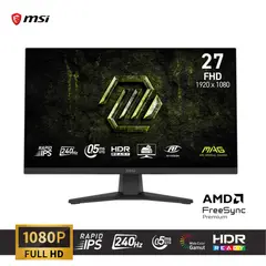 Msi - Monitor Plano Gaming MSI MAG 272F X24 27 FHD IPS 240HZ 0.5MS