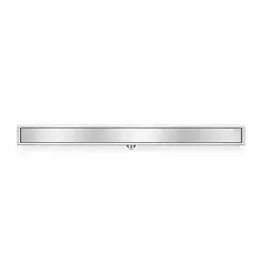 GENERICO - Sumidero Reversible 10x100cm Acero Inoxidable SS304  Alto Transito con Perfil