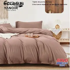 GOLDSUN - JUEGO DE SÁBANAS ELASTICAS 4 PIEZAS 2 PLAZAS