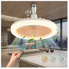 OEM - FOCO VENTILADOR DE TECHO  CON CONTROL