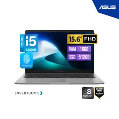 ASUS - LAPTOP ASUS P1503CVA-S71655 EXPERTBOOK P1 15.6" FHD TN Core i5-13420H hasta 4.6GHz 16GB DDR5 512 GB