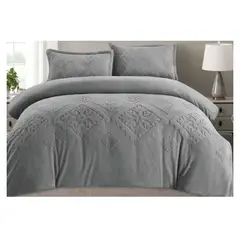 GOLDSUN - CUBRECAMA 5 PIEZAS LUJOSO PIEL DE CONEJO CON PIEL DE ANGEL 2 PLAZAS