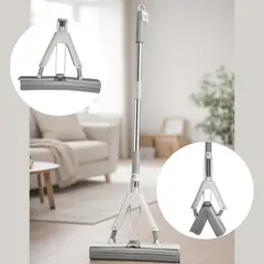 GENERICO - Trapeador Autoescurrible con Esponja Absorbente  Modelo FlexClean Pro