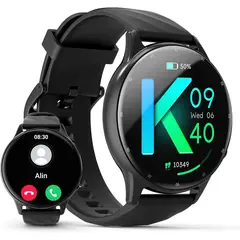 KUMI - Reloj inteligente KUMI GW5 Pantalla AMOLED de 1,43 pulgadas - Negro