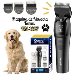 KEMEI - Máquina de Cortador Pelo Para Mascotas Kemei KM-1857