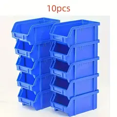 GENERICO - Caja Organizadora Apilable Pack x10 CP03-1 Compacta Industrial