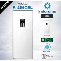 INDURAMA - REFRIGERADOR INDURAMA BLANCA 177L  RI 289DBL