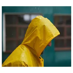 TRUPER - Conjunto impermeable doble capa  para lluvia talla M Truper