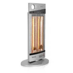 Kendal - Estufa Eléctrica Fibra de Carbono Kendal NSB‑120K6 Silver 1000W