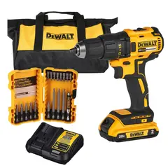 DEWALT - Taladro Atornillador 12 20V Brushless + Set de 18Pz Dewalt