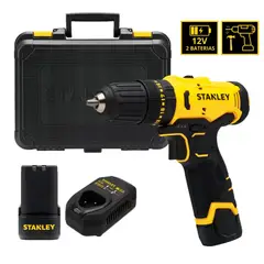 STANLEY - Taladro Percutor Destornillador Inalámbrico 12V Stanley