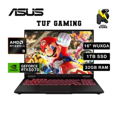 ASUS - ASUS LAPTOP TUF GAMING FA608UP-A16/AMD RYZEN 9 270/1TB  SSD/ 32 GB / RTX 5070 8GB VIDEO/16 WUXGA