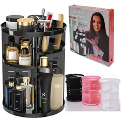GENERICO - Organizador de maquillaje giratorio plastico