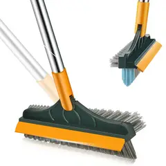 GENERICO - Escoba Cepillo de Limpieza Secador 2en1 Rotación 120°