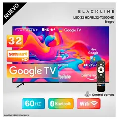 BLACKLINE - Televisor Smart TV LED 32” HD BLACKLINE BL32-T3000HD  Modelo Nuevo
